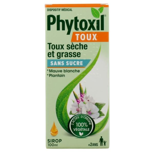 Sirop Toux Sèche et Grasse Sans Sucre 100ml