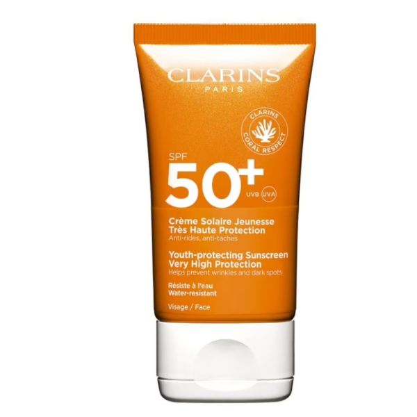 Crème Solaire Jeunesse Très Haute Protection Visage SPF 50+