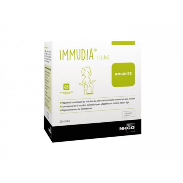 IMMUDIA 1-3 ans - Immunité - 28 sticks