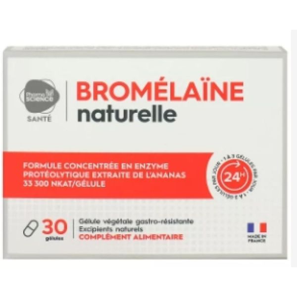 Bromélaïne naturelle 30 gélules