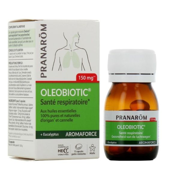 Aromaforce Oleobiotic Santé Respiratoire 15 capsules