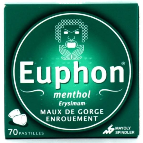 Euphon - 70 pastilles menthe