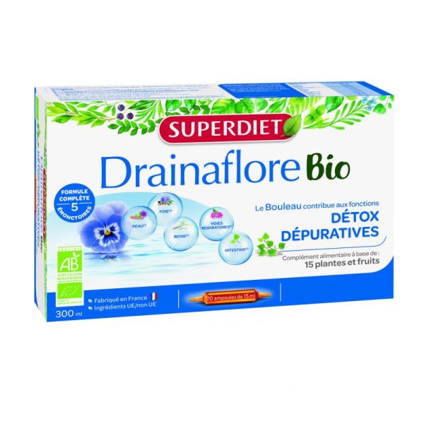 Drainaflore BIO - 20 ampoules