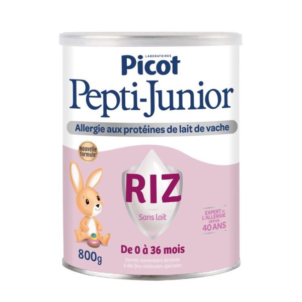 Pepti-Junior Riz Lait 0 à 36 mois 800g