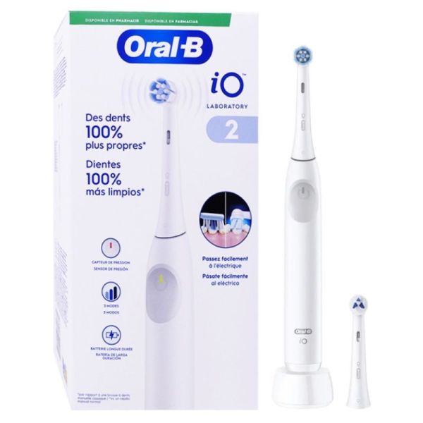 iO Laboratory 2 Brosse à dents électrique Blanche