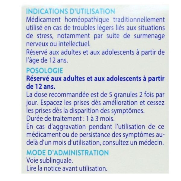 Zelaceo surmenage stress 3 tubes