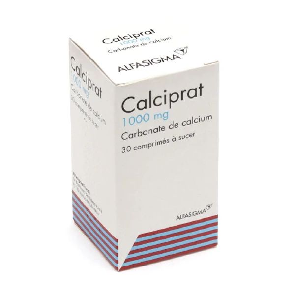 Calciprat 1000 mg 30 comprimés à sucer