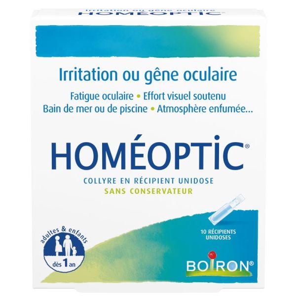 Homéoptic 10 récipients unidoses