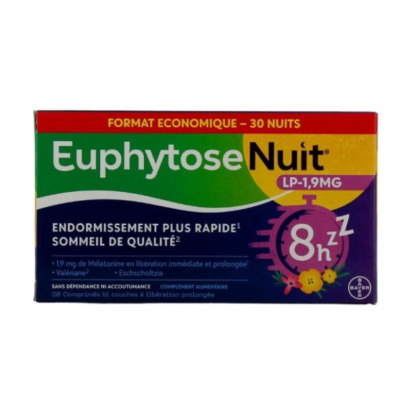 Euphytose Nuit LP 1,9 mg 30Cp
