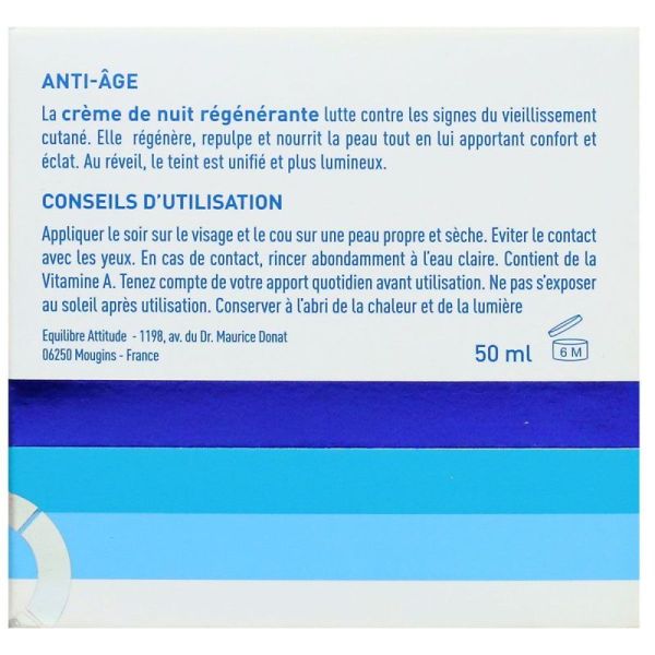 Dermatologie Crème Régénérante Anti-Âge Nuit 50ml