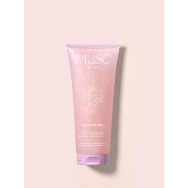 Huile de Douche Parfumée Nacrée Musc Blanc 200 ml