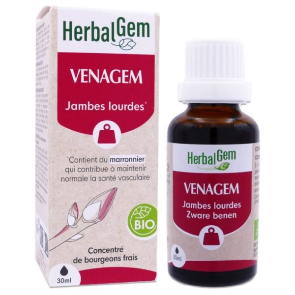 Herbalgem VenaGem Bio Jambes Lourdes Complexe de Bourgeons 30 ml