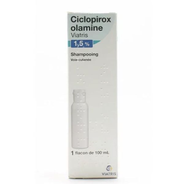 Ciclopirox Olamine Viatris 1,5% Shampoing 100ml