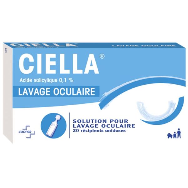 Ciella 0,1% Unidoses 20 récipients