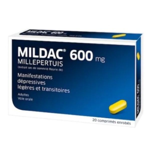 Mildac 600 mg 20 comprimés