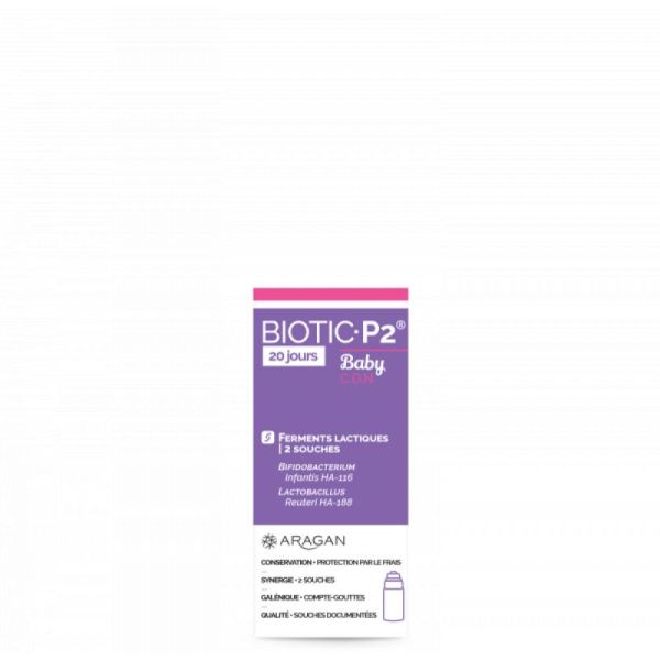 Biotic P2 Baby C.D.N - 1 flacon compte-goutte de 5ml