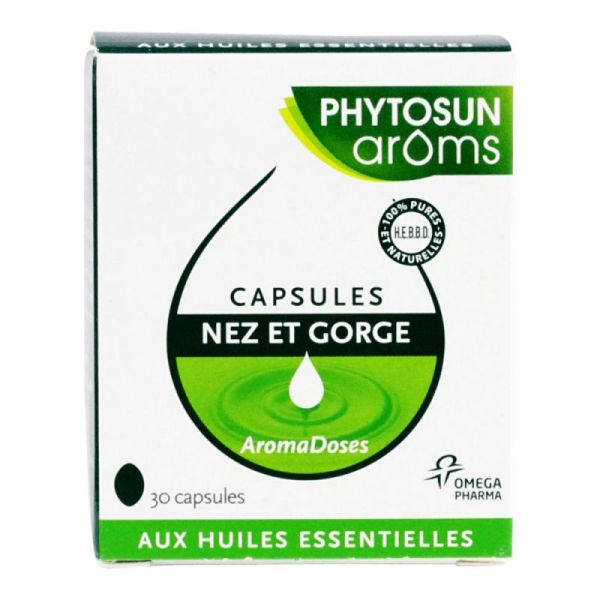 Aromadoses nez & gorge 30 capsules