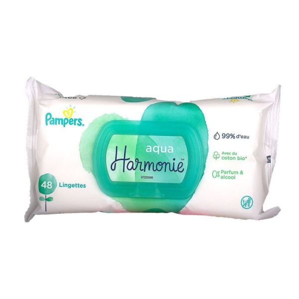 Aqua Harmonie 48 lingettes