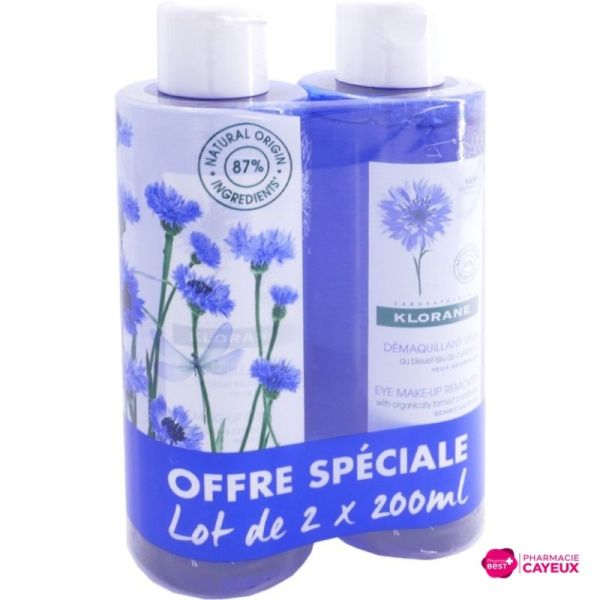 Démaquillant Yeux au Bleuet Lot de 2 x 200 ml