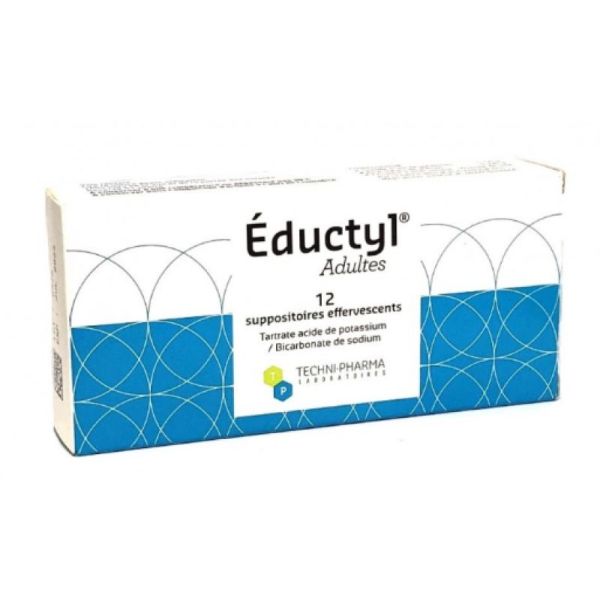 Eductyl Adultes 12 Suppositoires