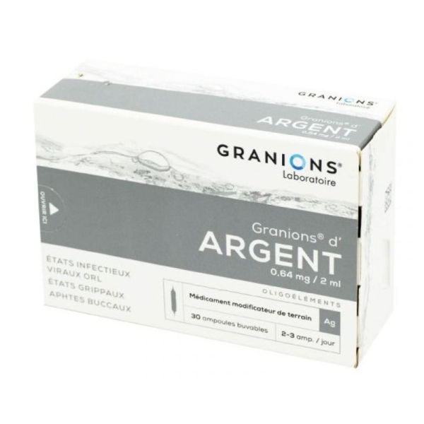 Granions d'Argent 30 ampoules