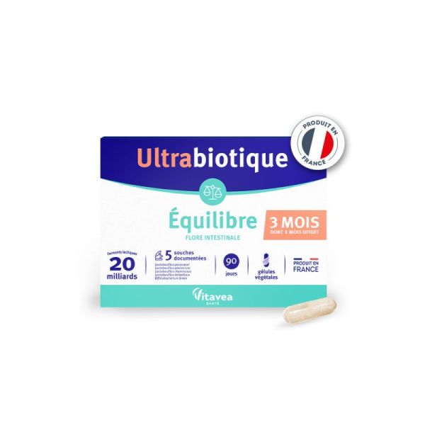 Ultrabiotique équilibre 90 gélules