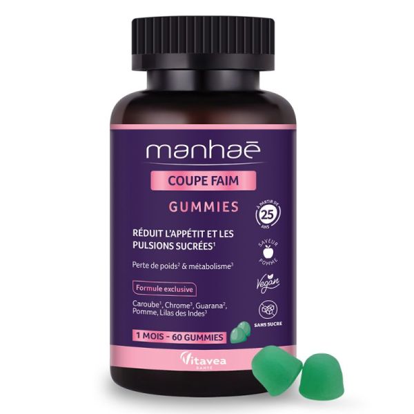 Manhaé Coupe Faim 60 Gummies
