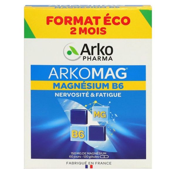 Arkomag Magnésium B6 120 Gélules