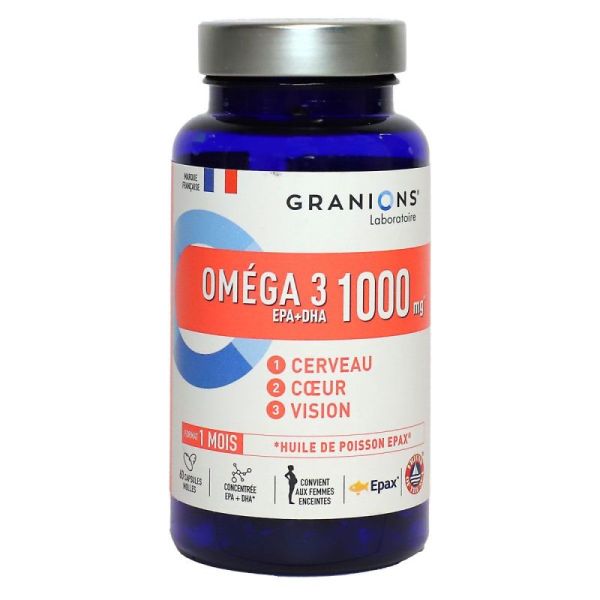 Oméga 3 EPA DHA 1000 mg