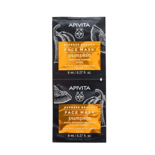 Masque Visage Détox à la citrouille 2x8ml