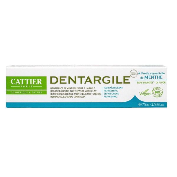 Dentargile dentifrice rafraîchissant 75ml