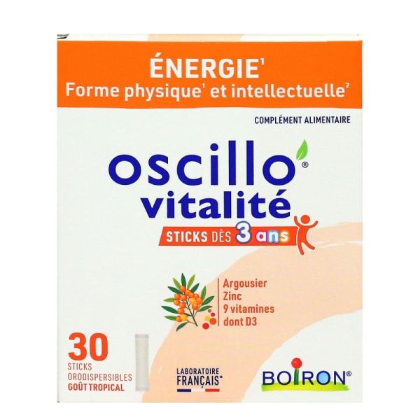 Oscillo'Vitalité Enfants 30 sticks orodispersibles
