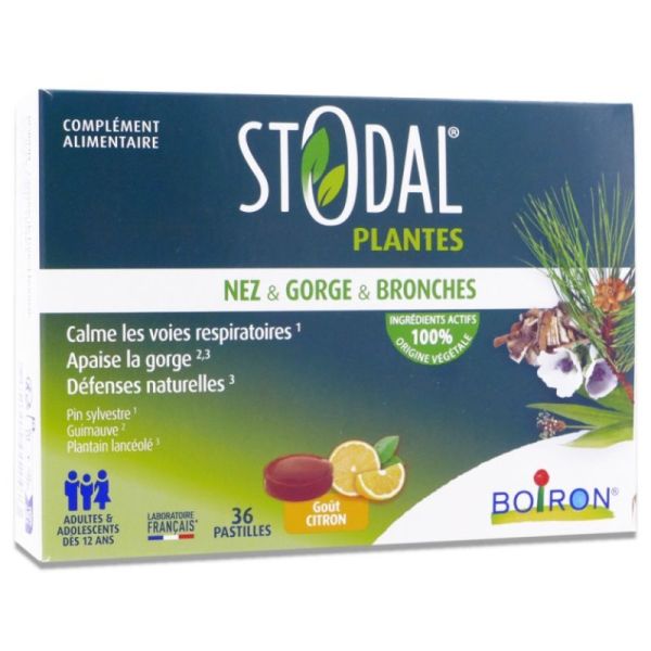 Stodal Plantes Citron - Pastilles