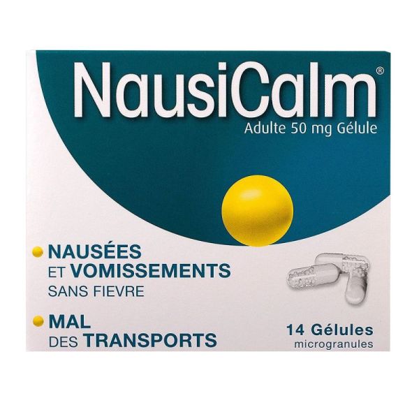 NausiCalm 50mg 14 gélules