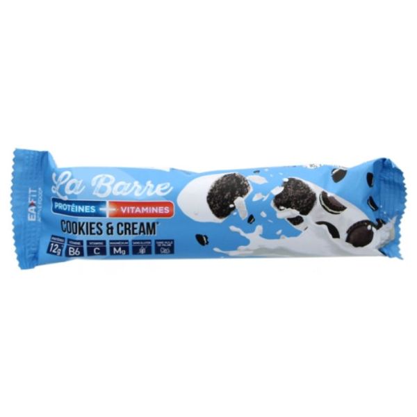 La Barre Protéines + Vitamines Cookies & Cream 49 g