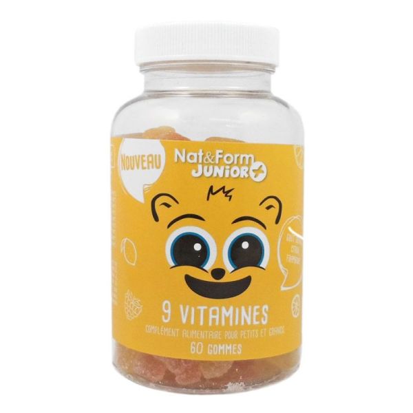 9 vitamines - 60 Oursons