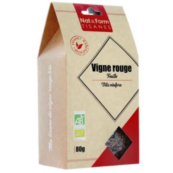 Tisane Vigne rouge Feuilles bio 80 g