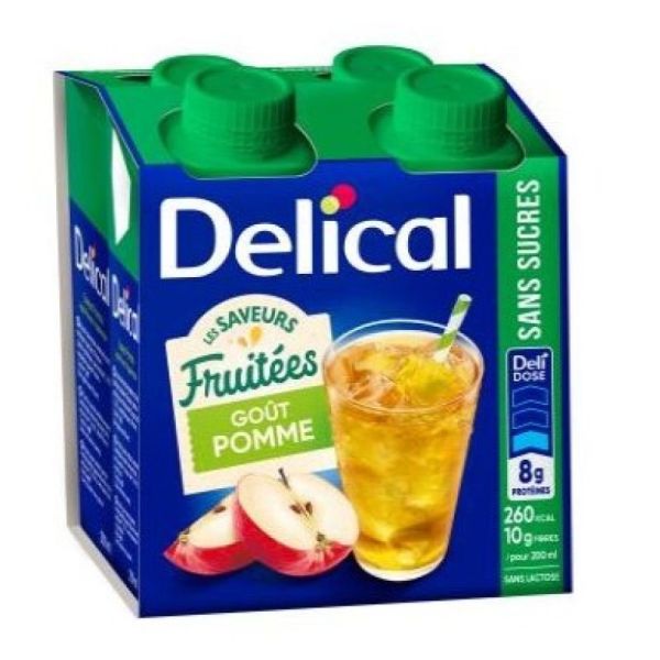 Boisson fruitée sans sucres Pomme 4 x 200 ml