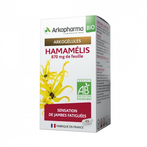 Arkogélules - Hamamélis BIO - 45 gélules