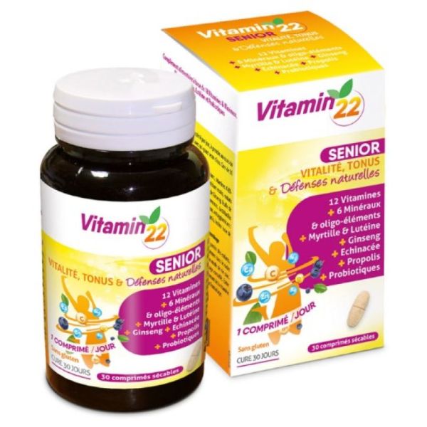 VITAMIN'22 Senior - 30 comprimés