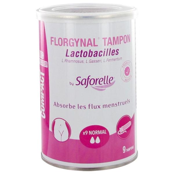 Florgynal Tampon Applicateur Compact 9 Normal