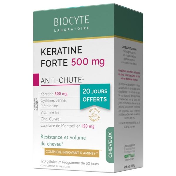 Keratine Forte Anti-Chute 120 Gélules