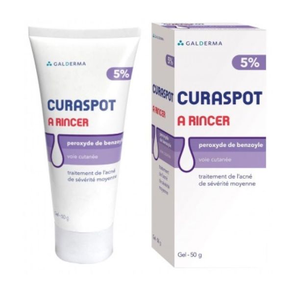 Curaspot 5% gel à rincer acnée 100g