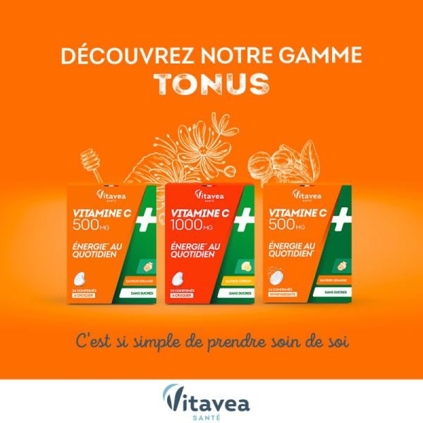 Vitamine C 500mg énergie au quotidien 24 comprimés
