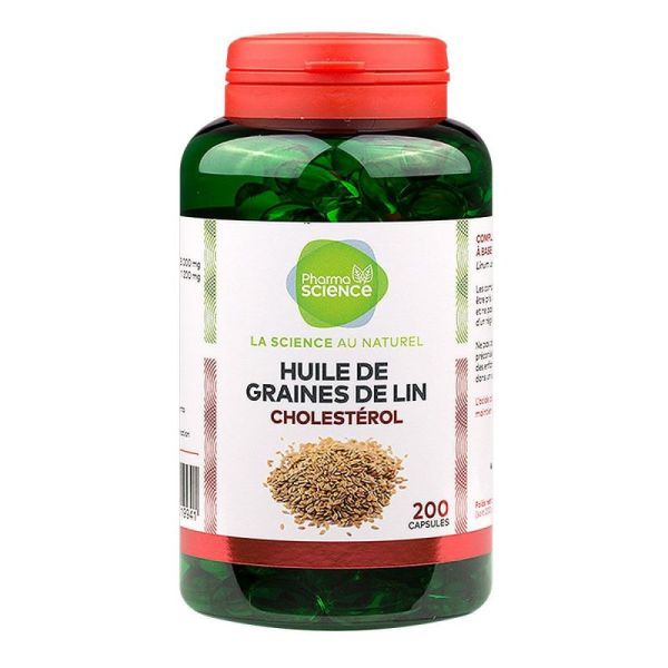 Huile de graines de lin 200 capsules