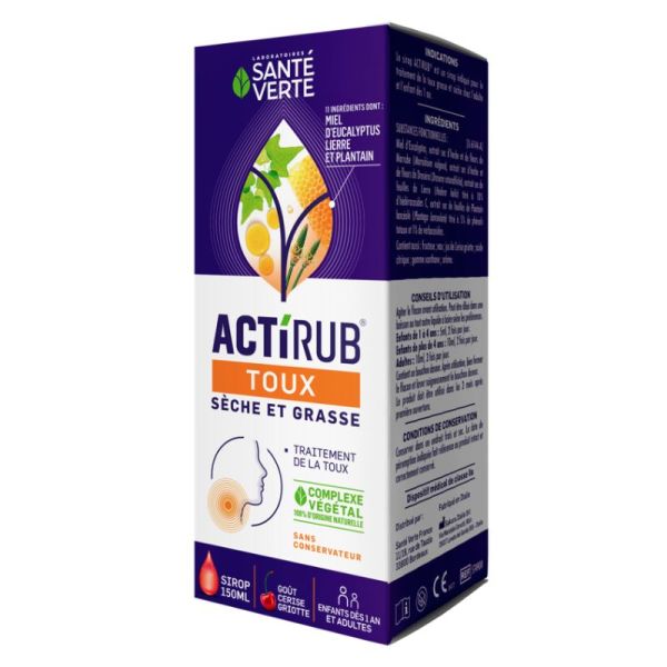 Actirub - Toux sèche et grasse - 150 ml