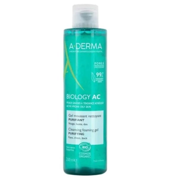 Biology AC Gel Moussant Nettoyant Purifiant Bio 200 ml