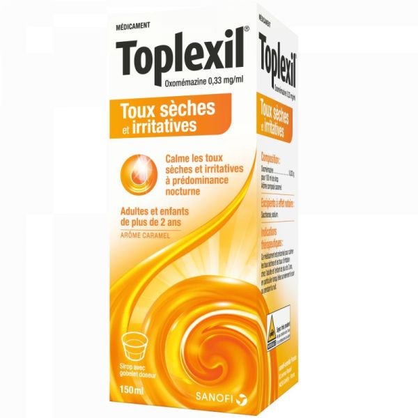 Toplexil sirop toux sèche 150ml