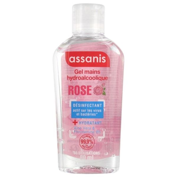 Gel Hydroalcoolique Rose - 80 ml