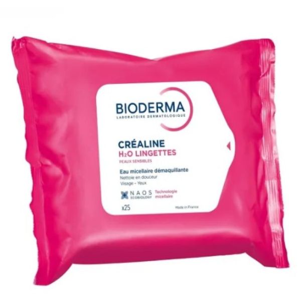 Crealine H2O Lingettes x25